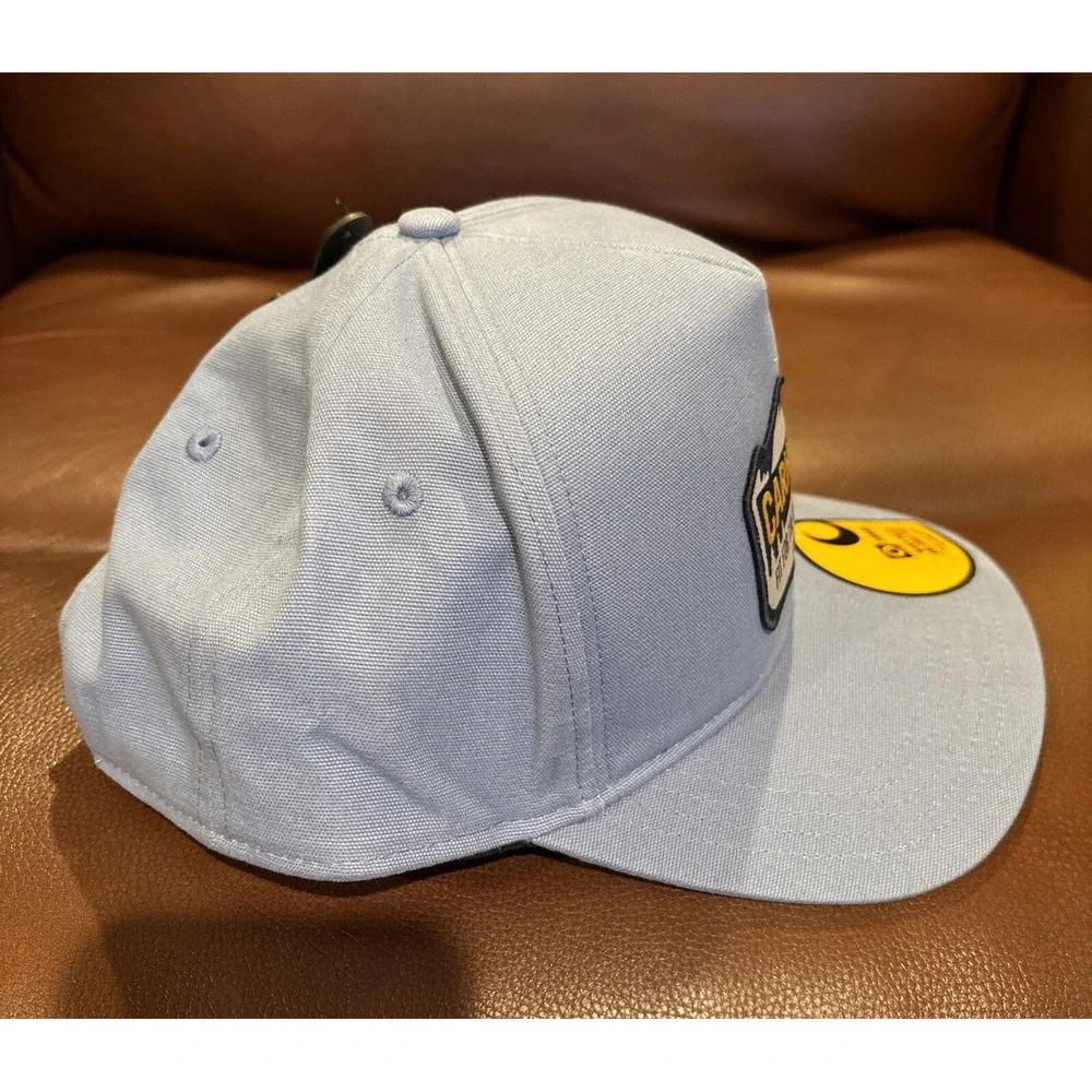 Carhartt Mountain Patch Snapback Cap Hat OS Model AH6318-M Blue NEW